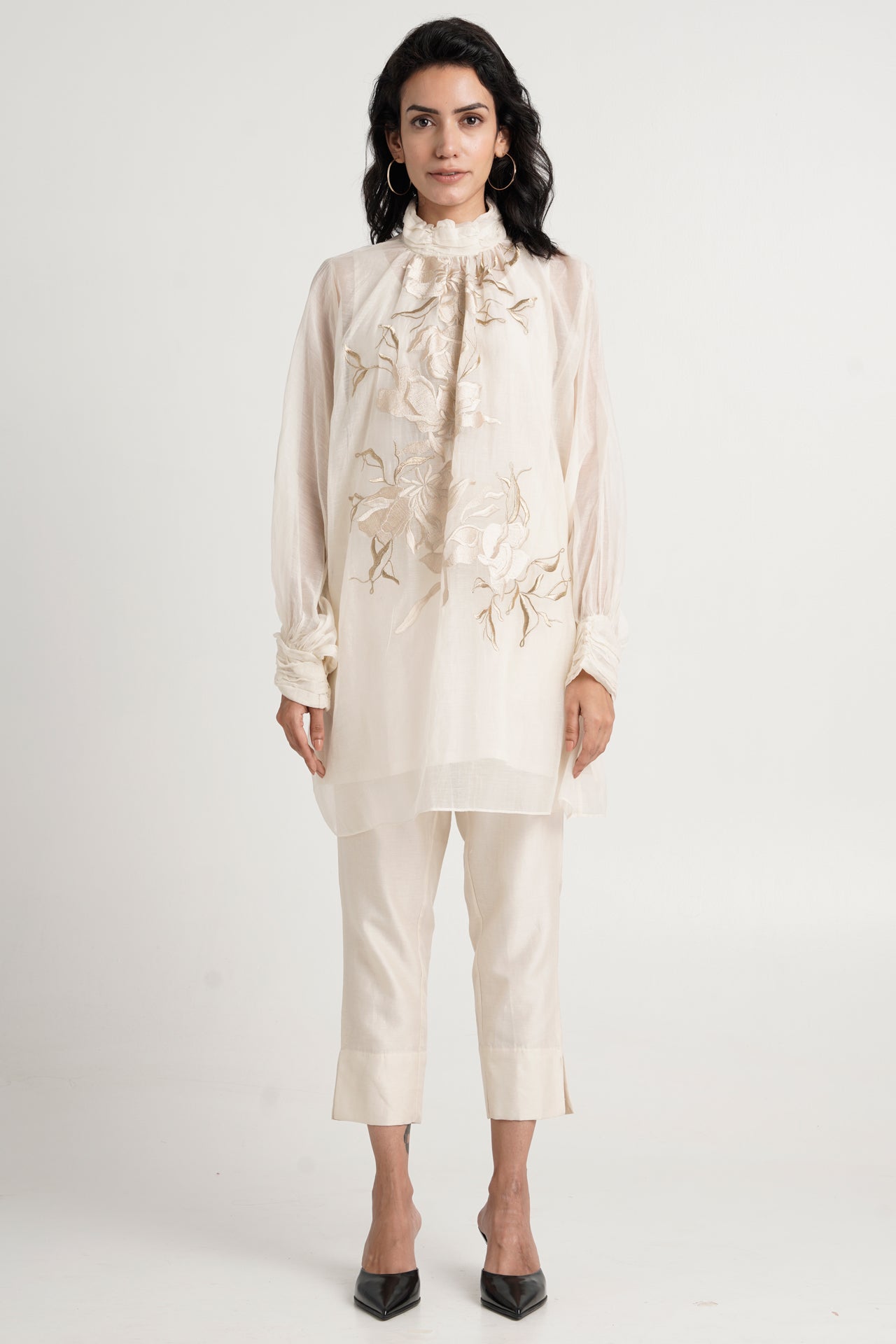 Alba - Ivory Beach Tunic Set - CiceroniCo-ord SetMadder Much