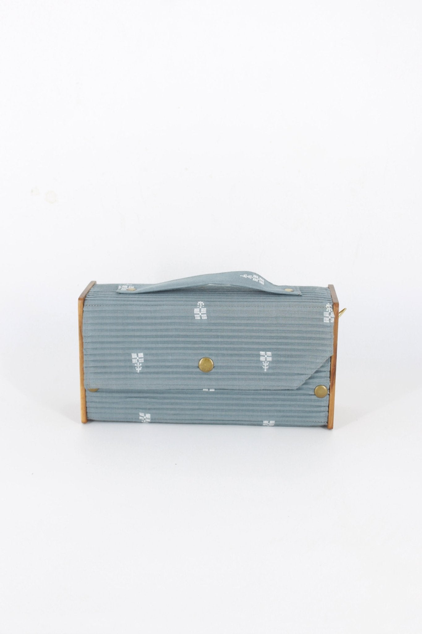 Ash Gray & Moon Box Clutch - Changeable Sleeve - CiceroniClutchLukka Chuppi