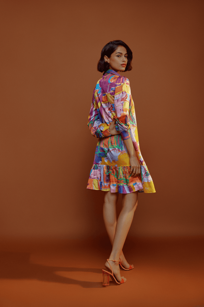 Aubergine Shirt Dress - CiceroniShirt, DressAdvait
