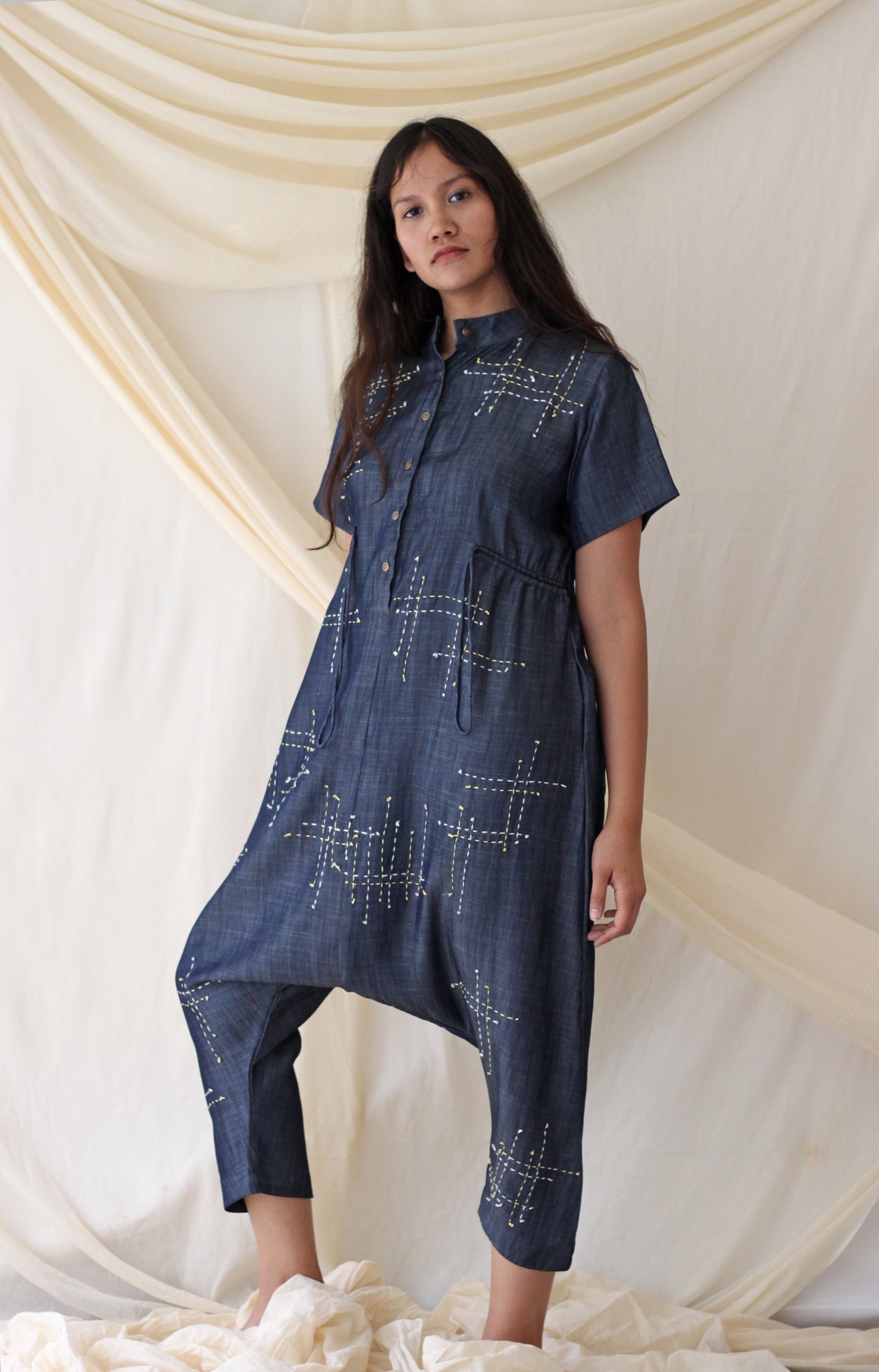 August Jumpsuit - CiceroniChambray & Co.
