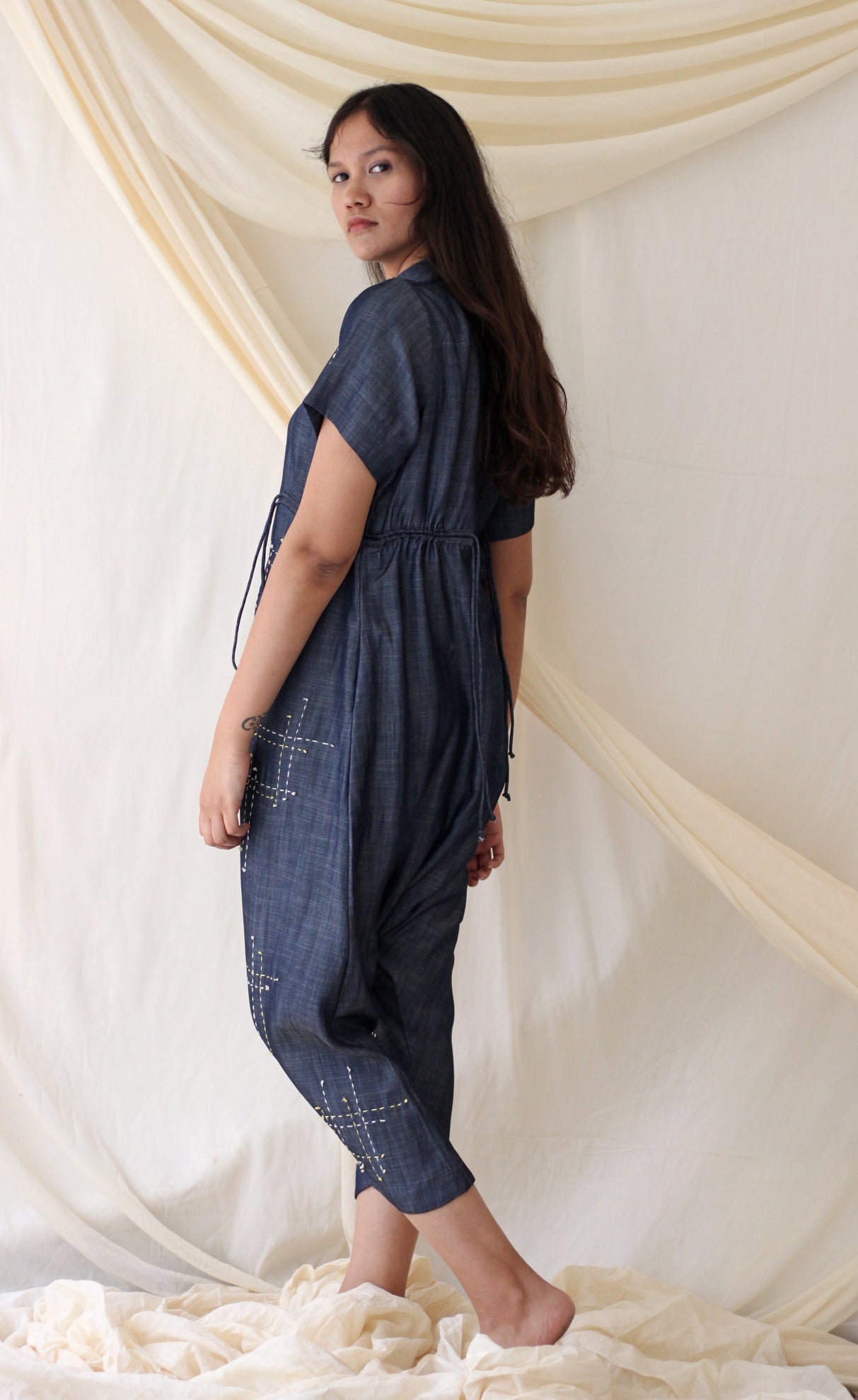 August Jumpsuit - CiceroniChambray & Co.