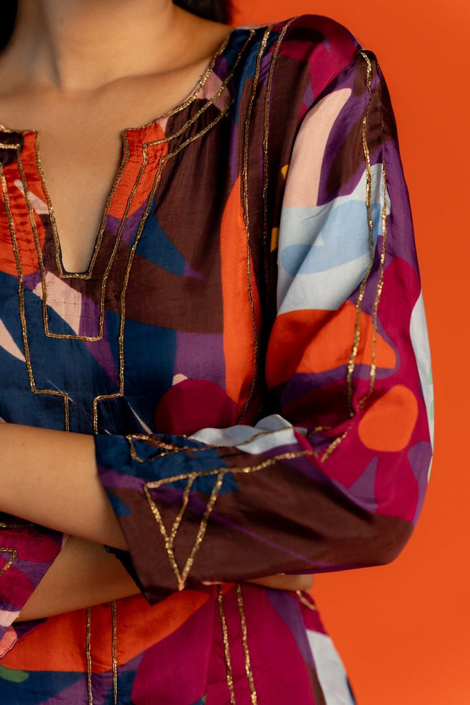 Banafsha Kurta Set with Dupatta - Ciceronikurta set, Festive wearSilai Studio