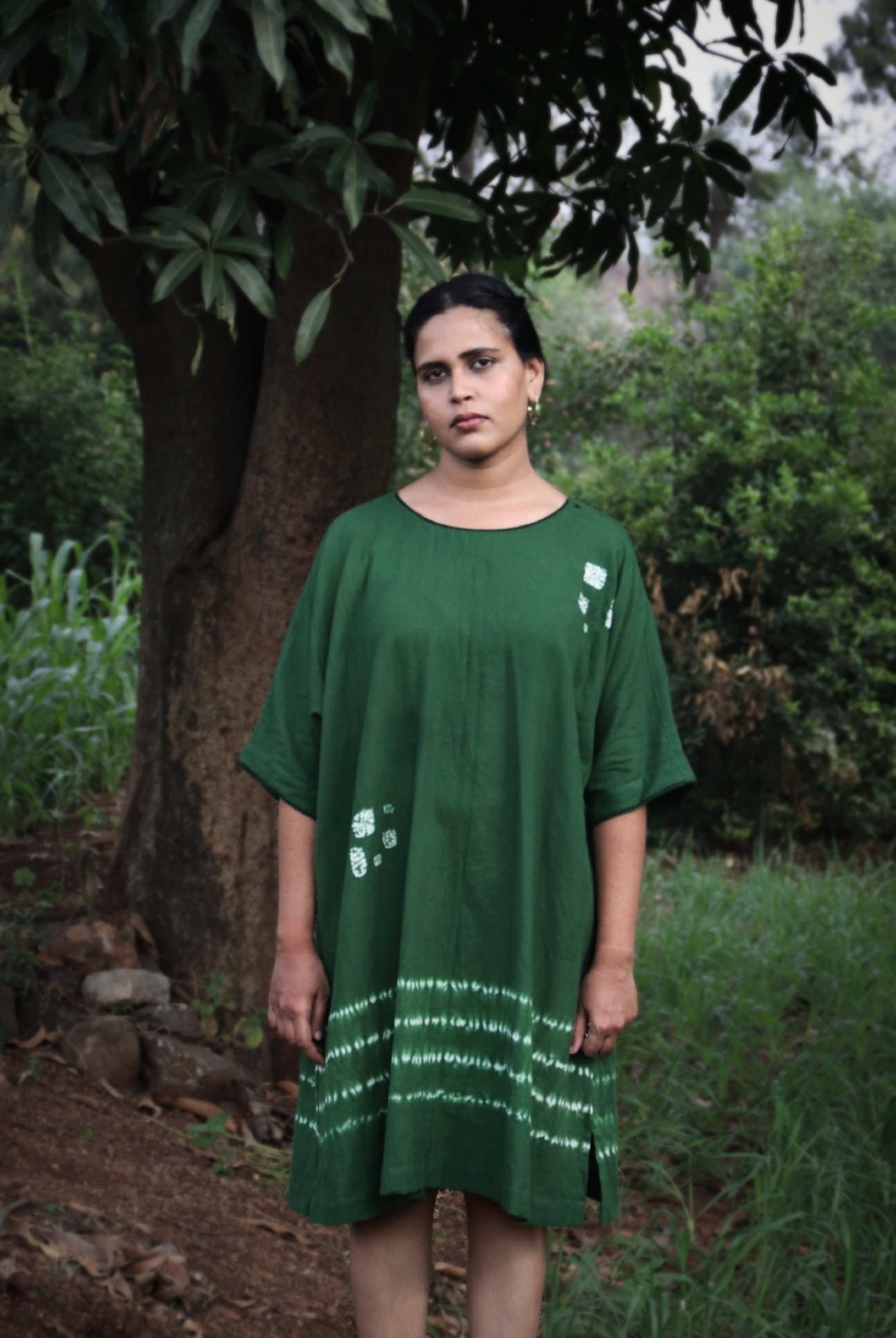 Basil Green Kaftan Dress - CiceroniDressesDeeta