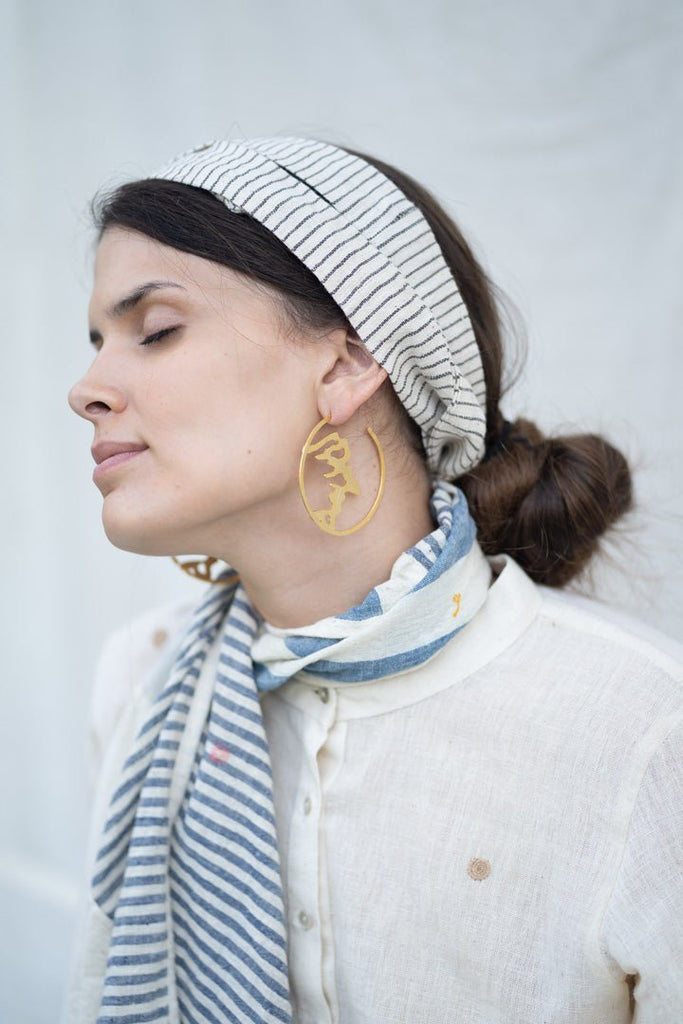 Beltza Earrings - CiceroniDE'ANMA