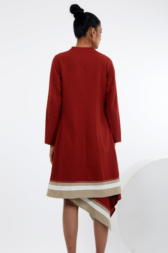 Beni - Madder Red Blazer Skirt Set Of 3 - CiceroniCo-ord SetMadder Much