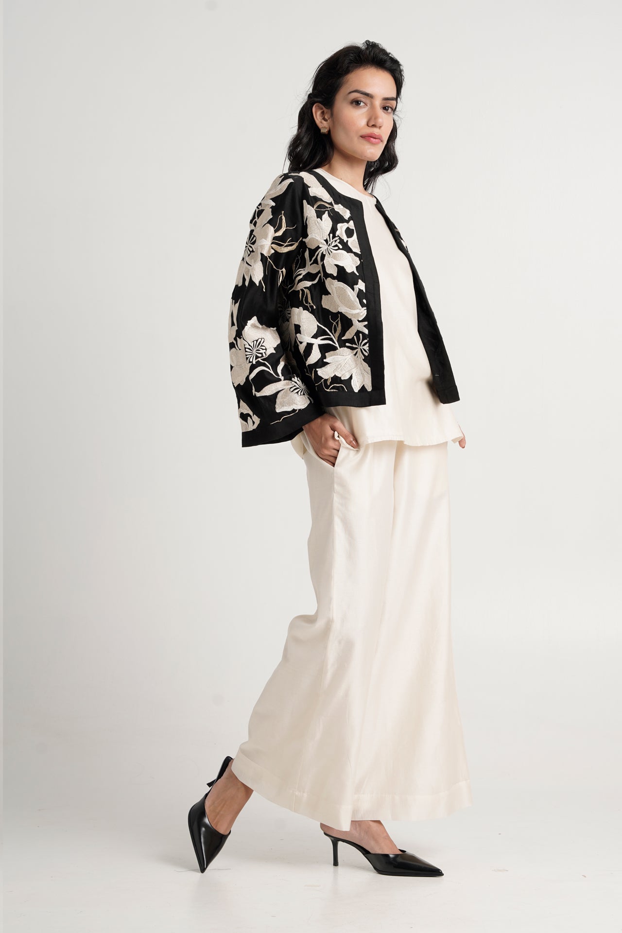 Betty - Twilight Monochrome Shrug Co-ord Set of 3 - CiceroniCo-ord SetMadder Much