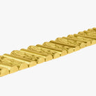 Binary Logs Necklace - Gold Tone - CiceroniNeckpieceEquiivalence