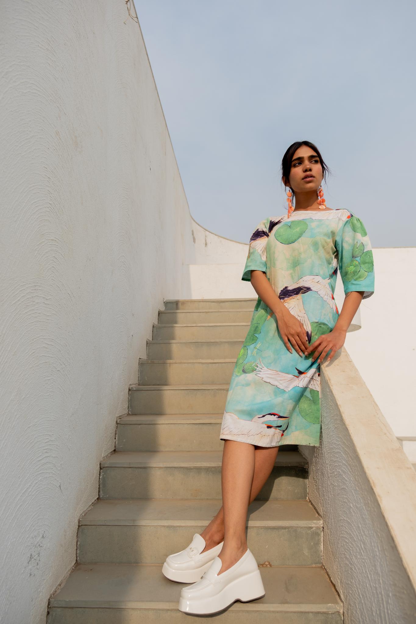 Birds Eye View Dress - CiceroniDressesSilai Studio