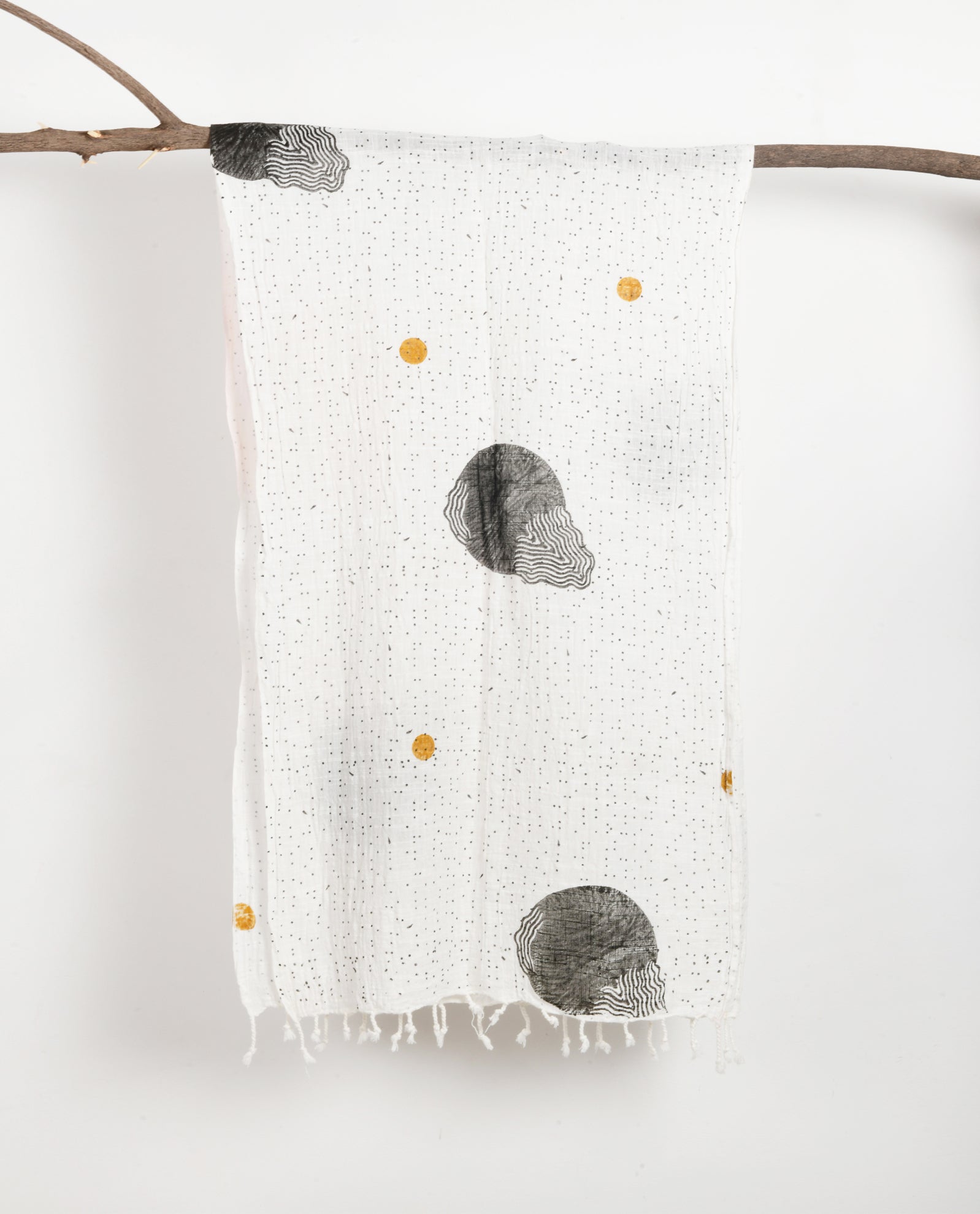 Black Moon Scarf - CiceroniScarfRias Jaipur