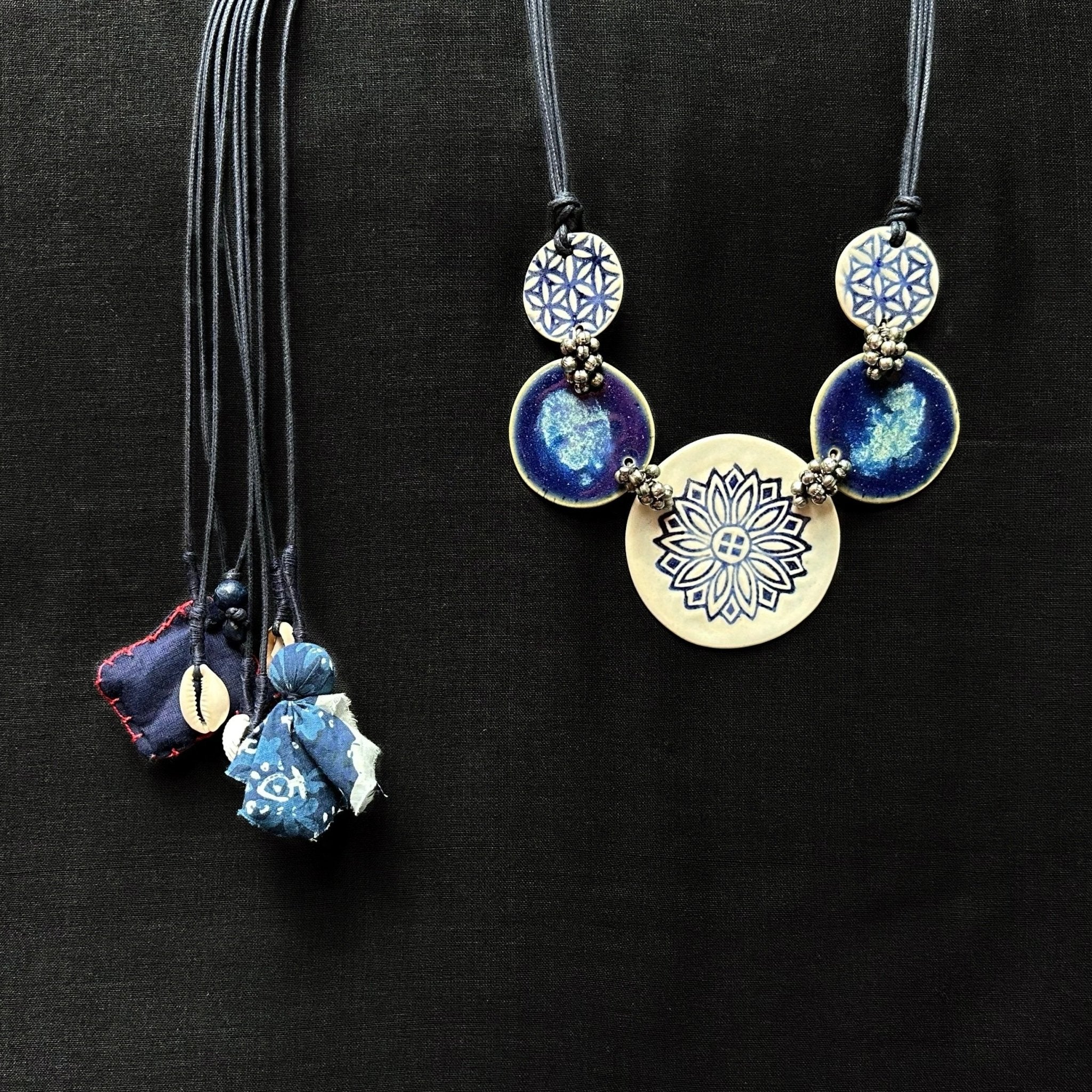 Blue Bliss | Handcrafted Choker - CiceroniChokerChaakmaati