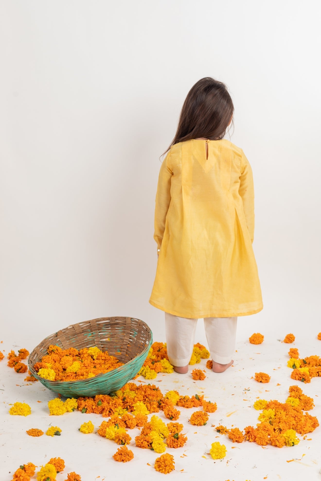 Box Pleat Kurta Set - CiceroniMr. Brat