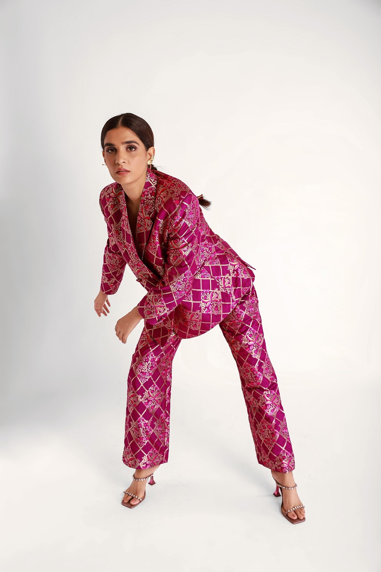 Devi Silk Pant Suit – Shriya Singhi Label