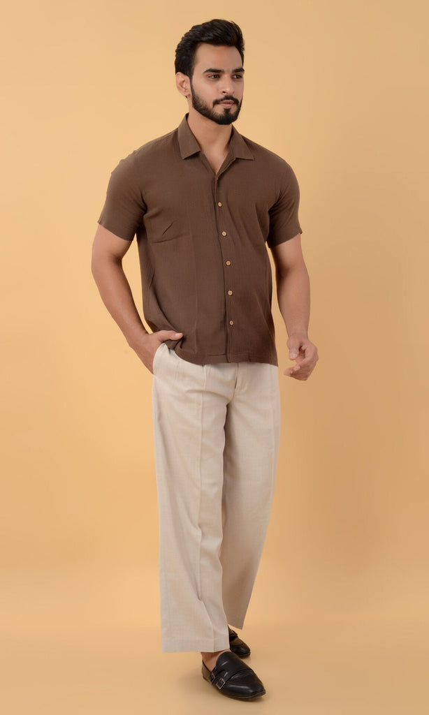 Brown Shirt - CiceroniShirtHouse Of K.C