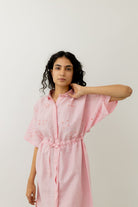 Bubblegum Pink Shirt Dress - CiceroniDressesSilai Studio