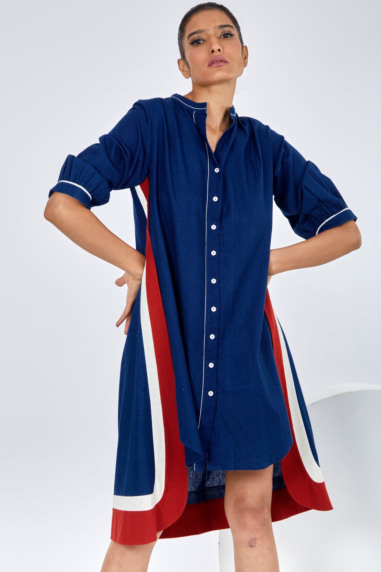 Chiqa - The Goodlookin' Shirter Dress - CiceroniDressesMadder Much