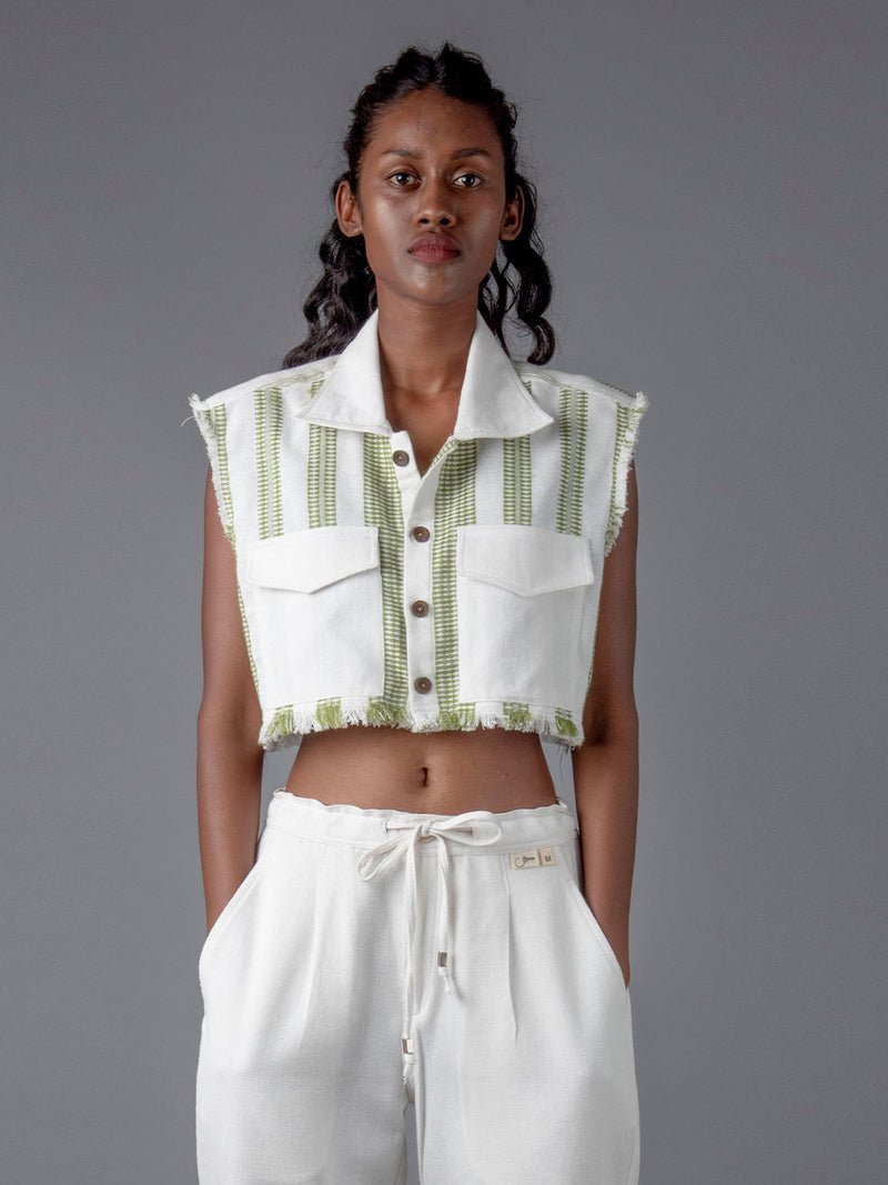 Cropped Shacket - CiceroniShackets, JacketsJohargram