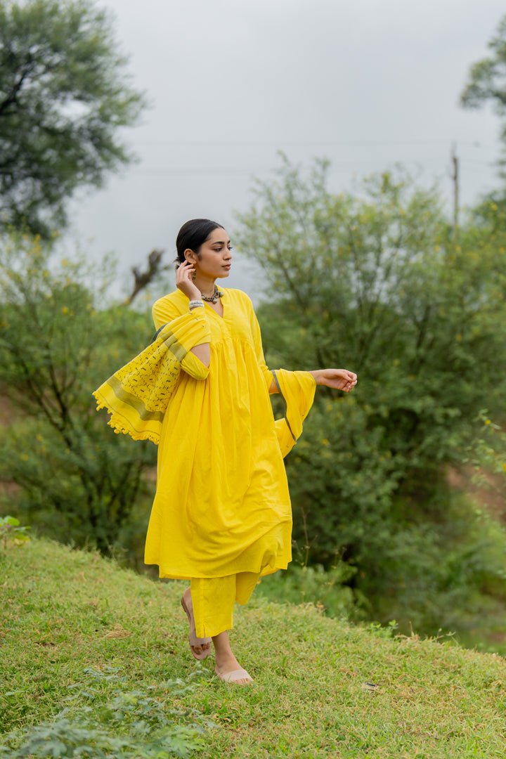 Daffodil Kurta Set - CiceroniKurta SetMaidaan