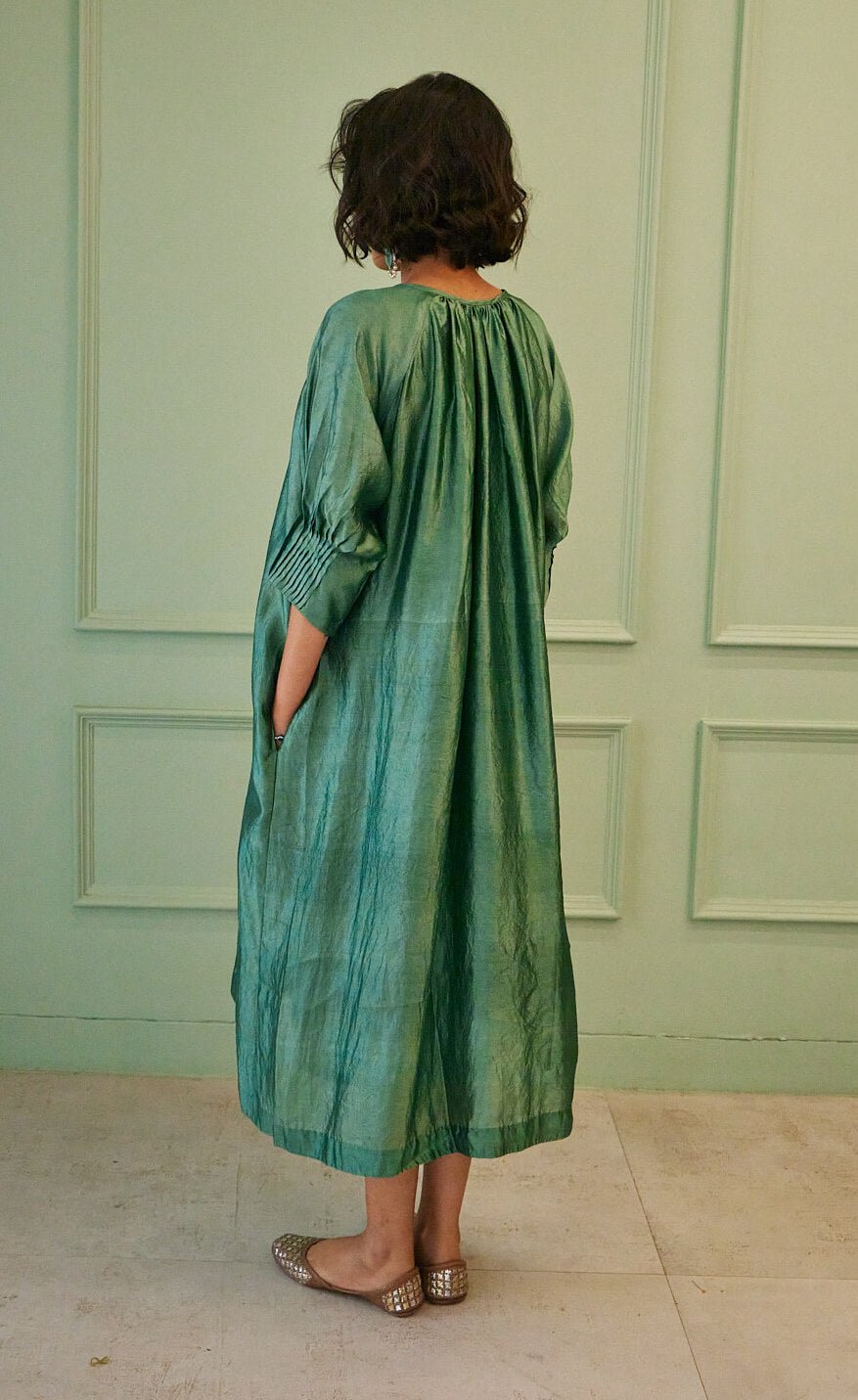 Dahlia Gathered Dress - CiceroniDressesAmbrosia