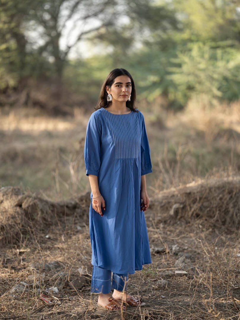 Deep Sky Kurta Set - CiceroniCo-ord SetMaidaan