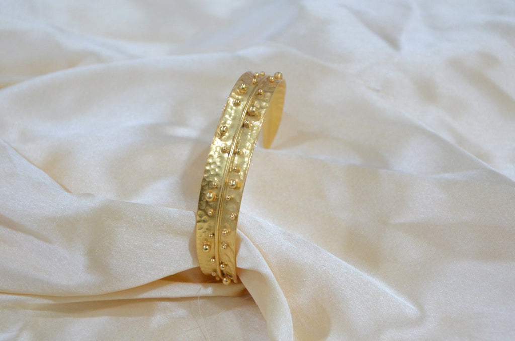 Dira Bangle - Morning Dew (Gold) -Set of 2 - CiceroniEquiivalence