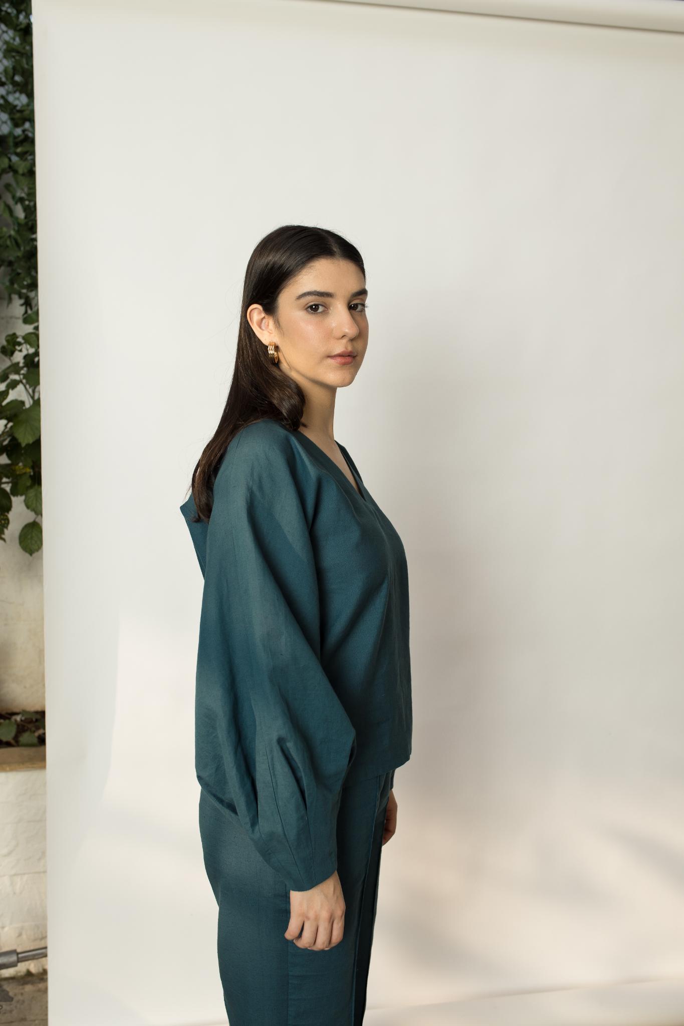 Dramatic Sleeve Blouse - CiceroniTopsAnushé Pirani