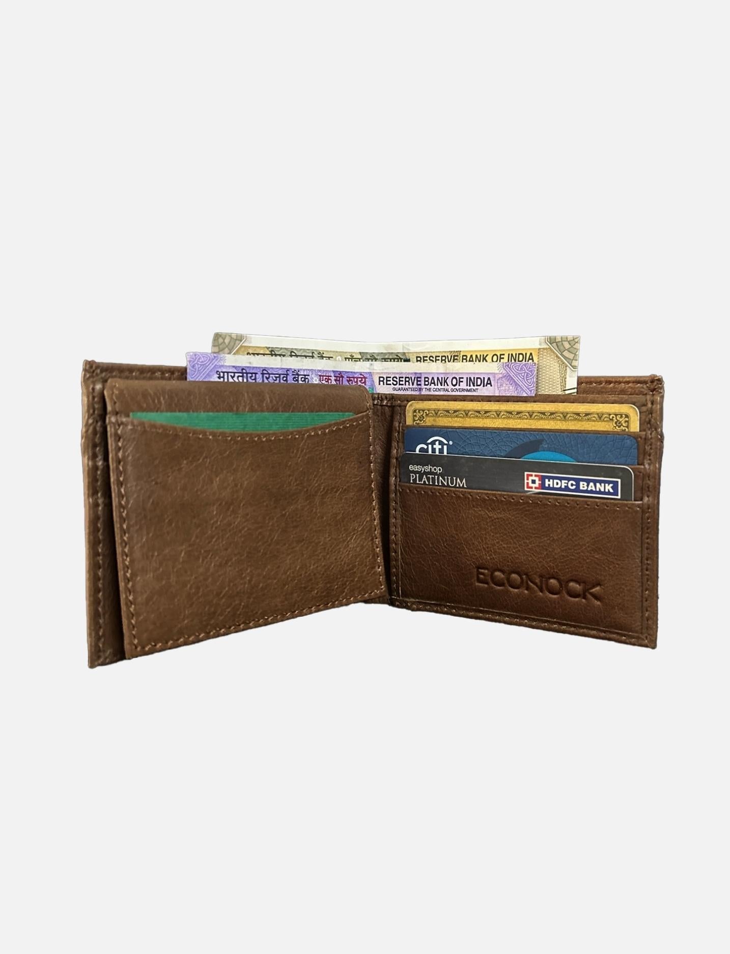 EcoFold Wallet - Tan - CiceroniWalletEconock