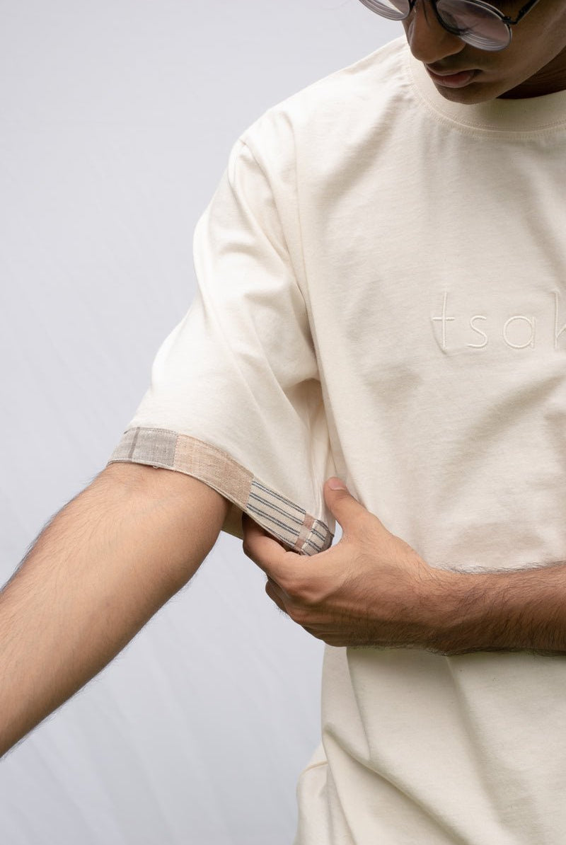 Ecru Sleeve T-shirt - CiceroniT-Shirttsaku