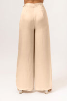 Ecru Wide Legged Pants - CiceroniNeora