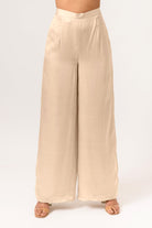 Ecru Wide Legged Pants - CiceroniNeora