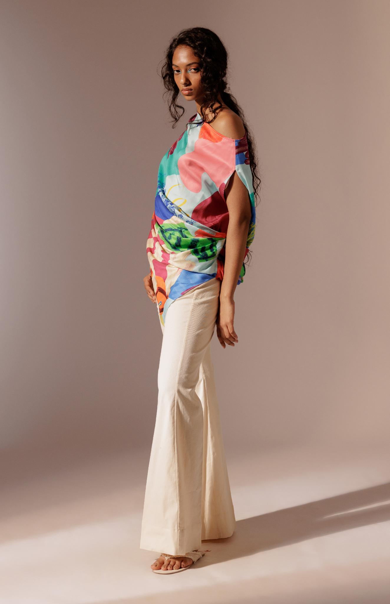 Elio Flared Trouser - CiceroniTrousersAdvait