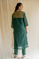 Emerald Green Baad Kurta Set - CiceroniNirjara