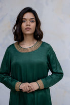 Emerald Zeenat Kurta (set of 2) - CiceroniNirjara