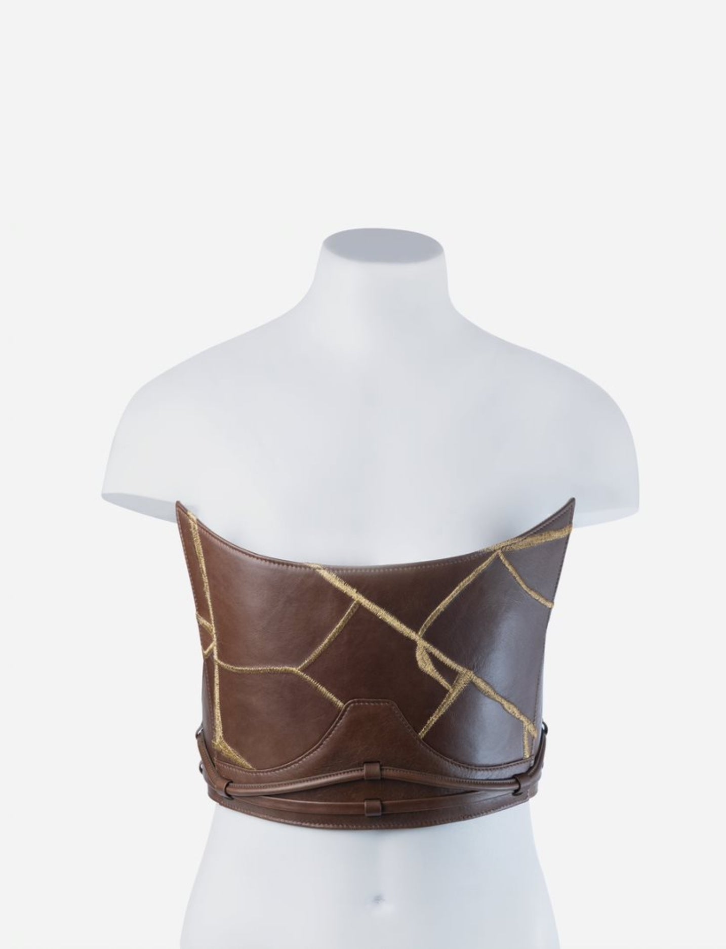 Eva Corset in Tan - CiceroniCorsetEconock