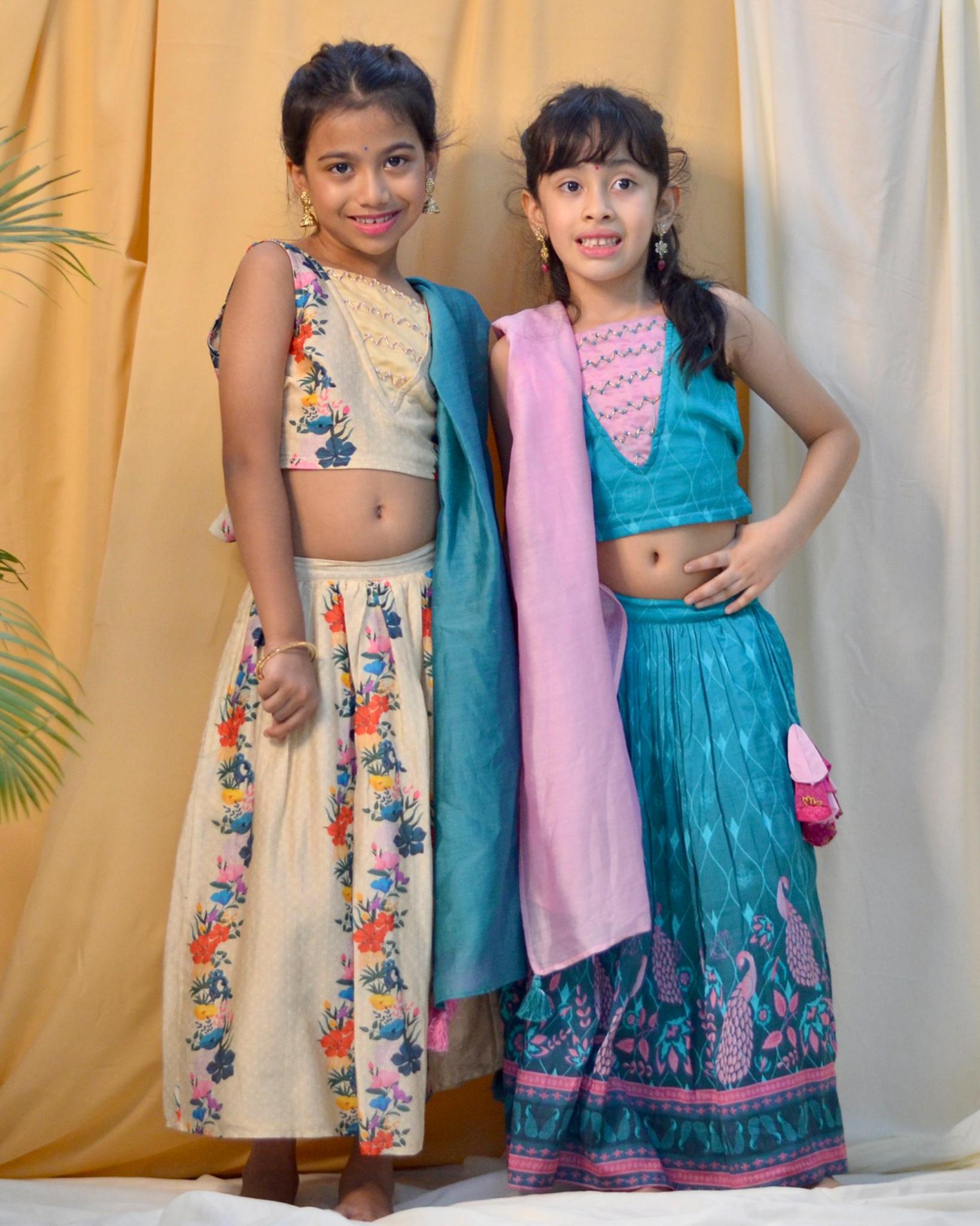 Buy Pink Embroidered Velvet Lehenga Choli With Dupatta Online At Zeel  Clothing