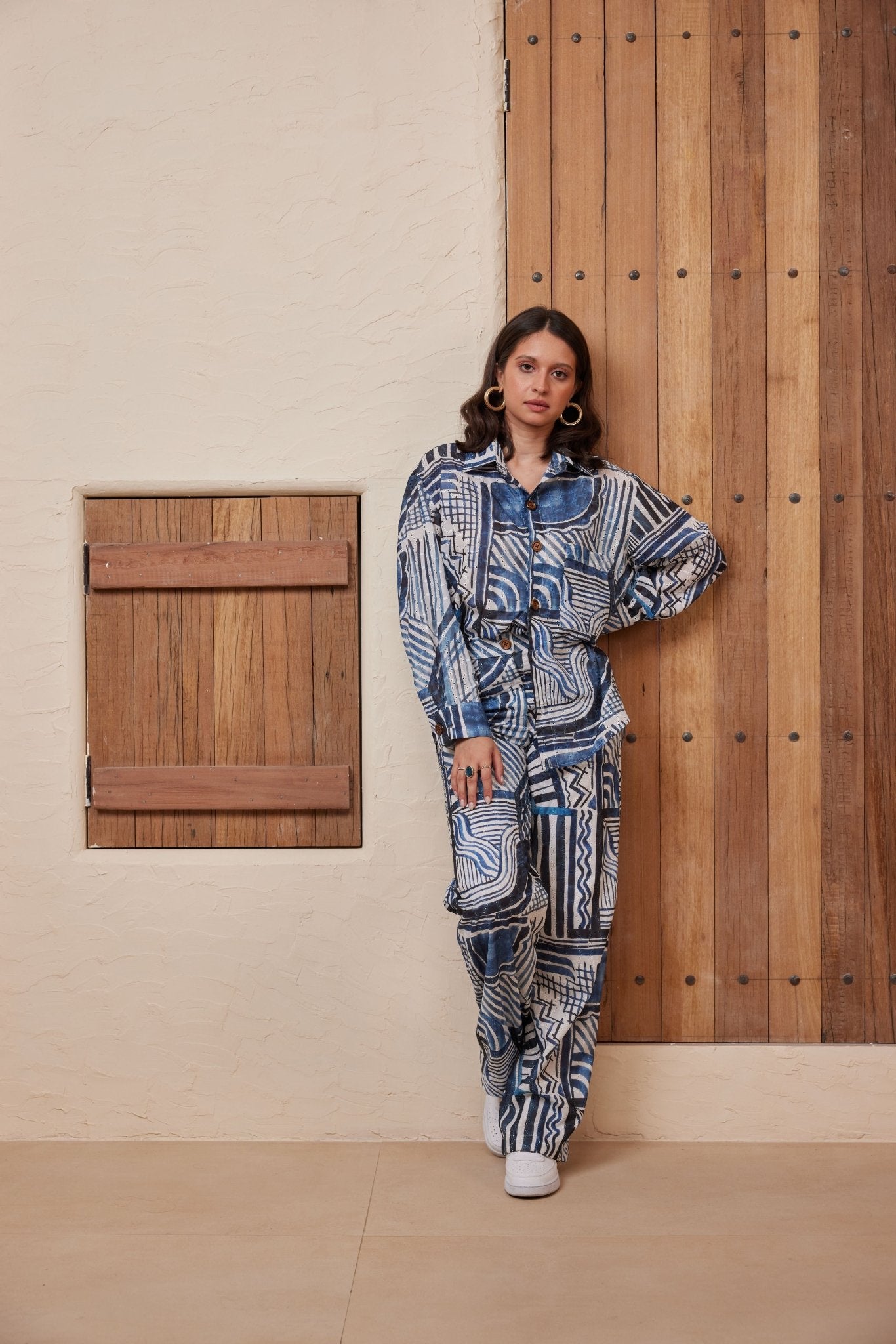 Florence Shirt In Ink Print - CiceroniShirtsHappi Space