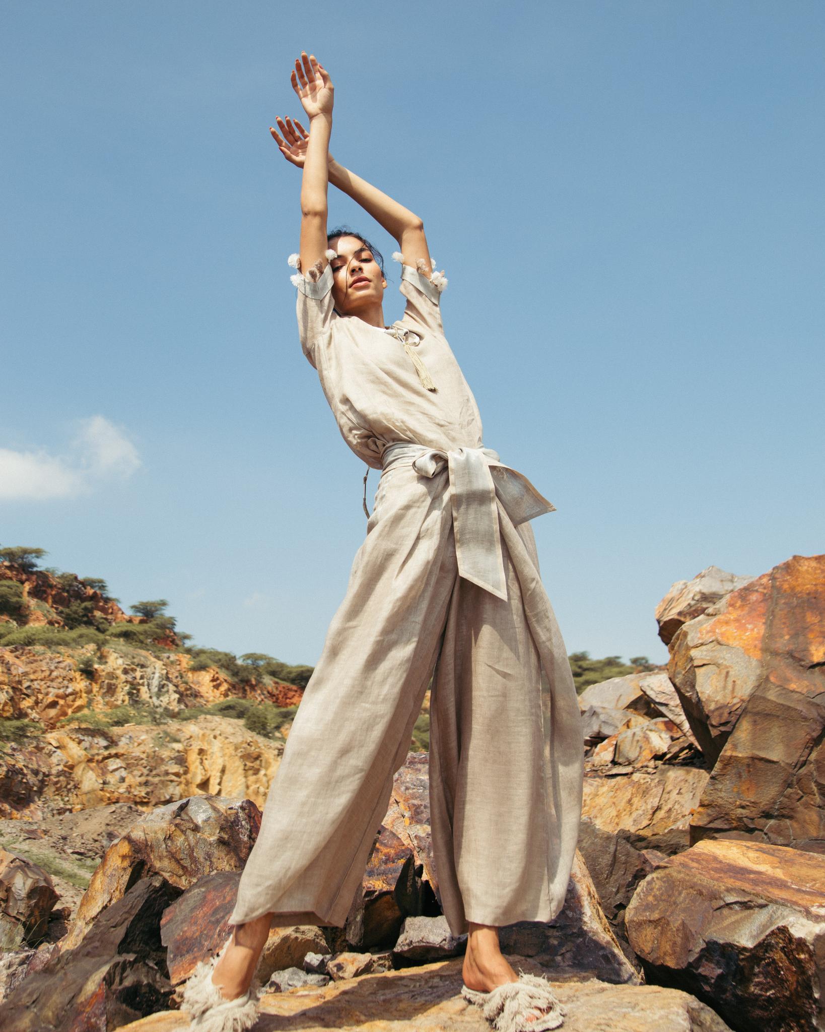 Grey Silver Co-ord Set - CiceroniCo-ord SetPriyanca Khanna