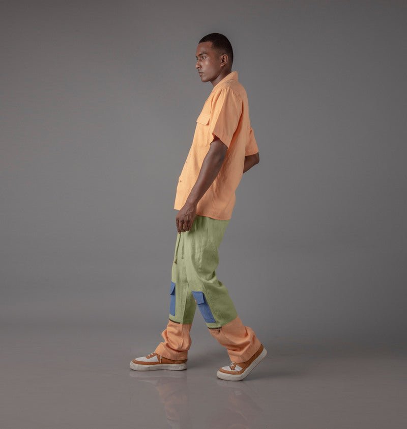 Handloom Cotton Unisex Camp Collar Shirt - CiceroniShirtsJohargram