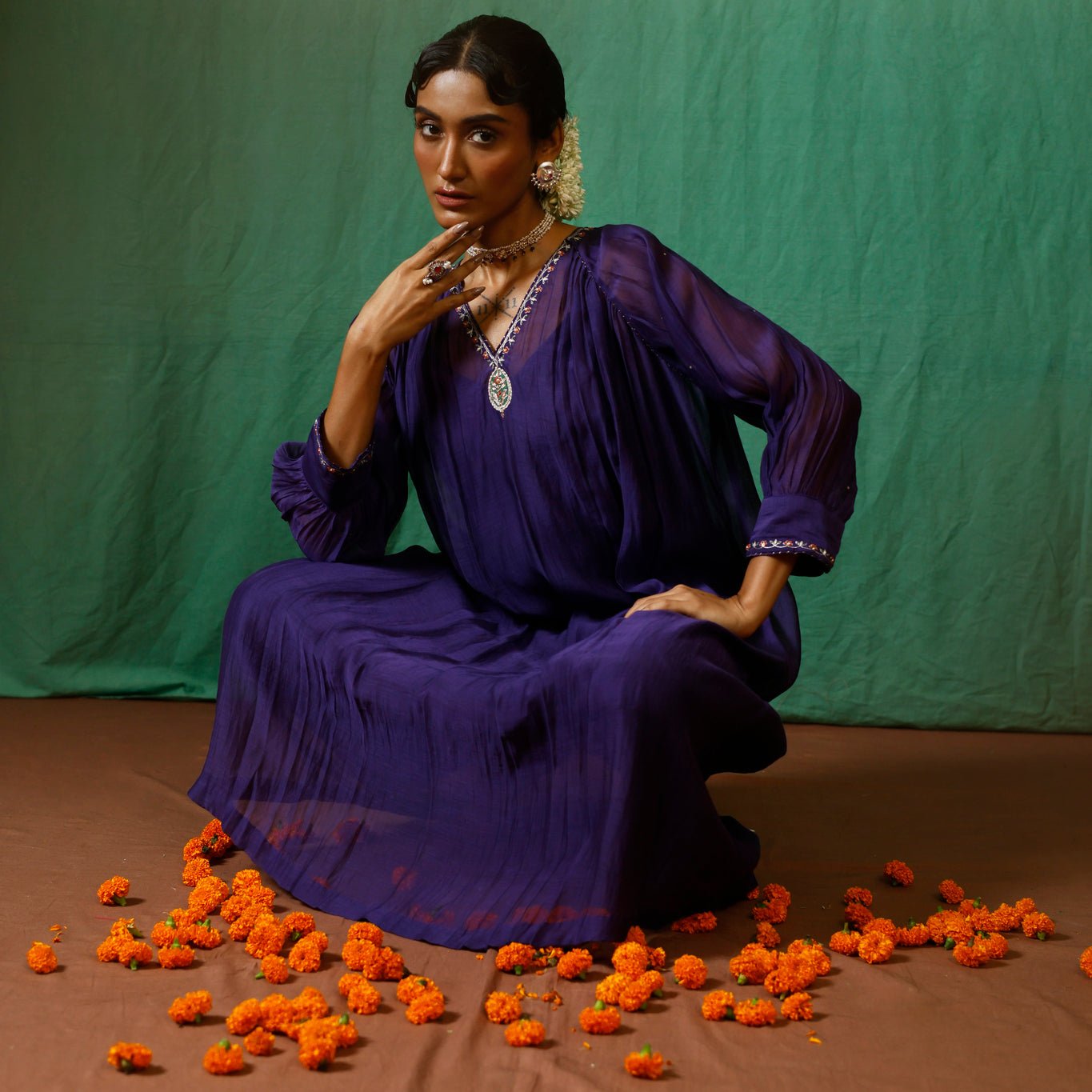 Hiranya Kurta Set - CiceroniKurta Set, Festive wearChokhi Chorri