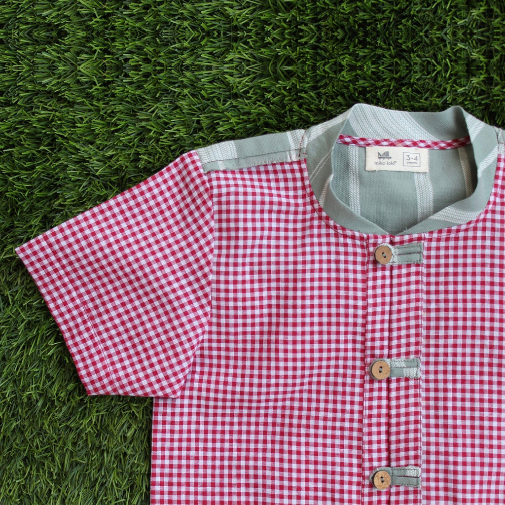 Hoopla Checkered Shirt - CiceroniShirtMiko Lolo