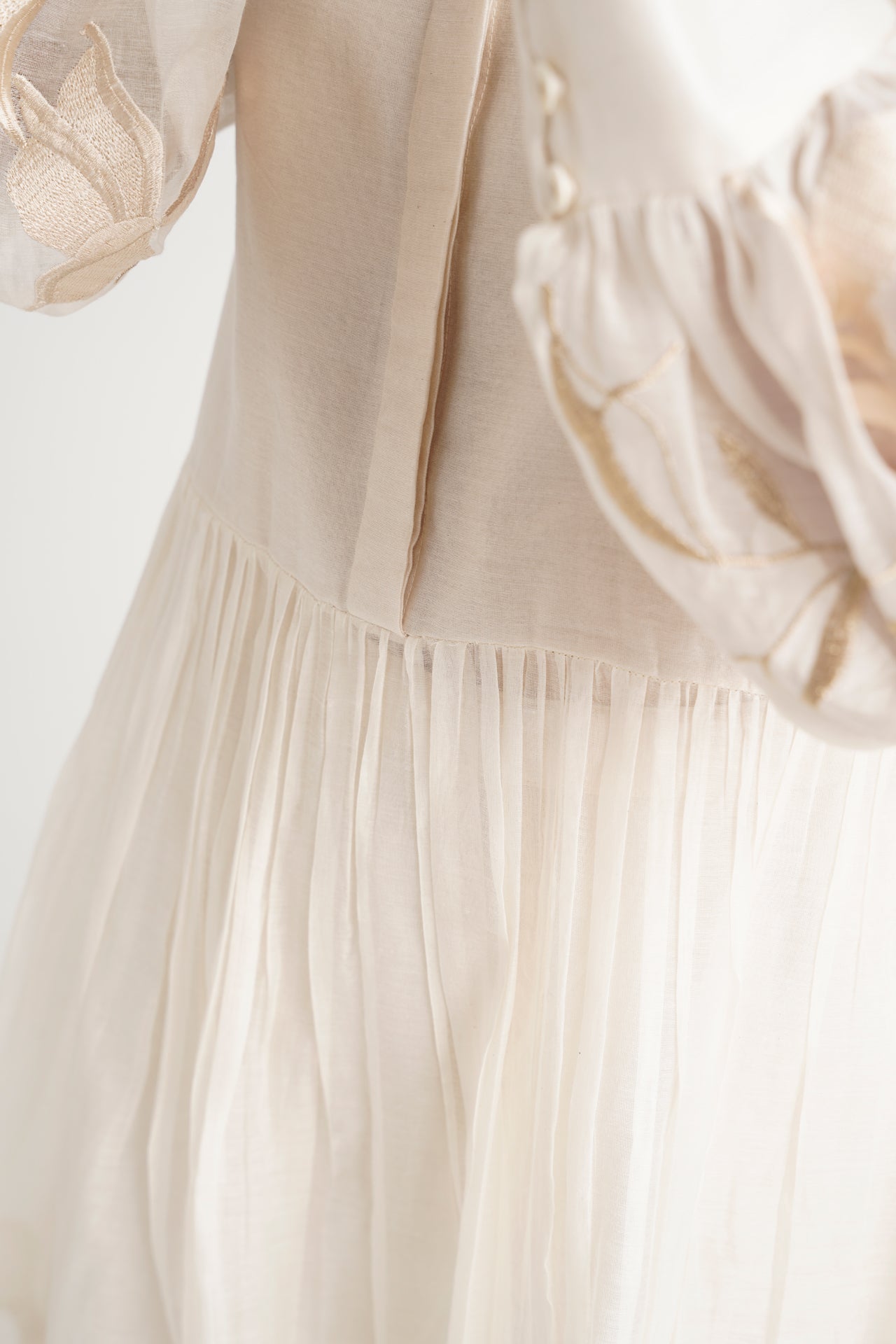 Ivory Abe - Micro Gathered Peplum Tunic Set - CiceroniCo-ord SetMadder Much