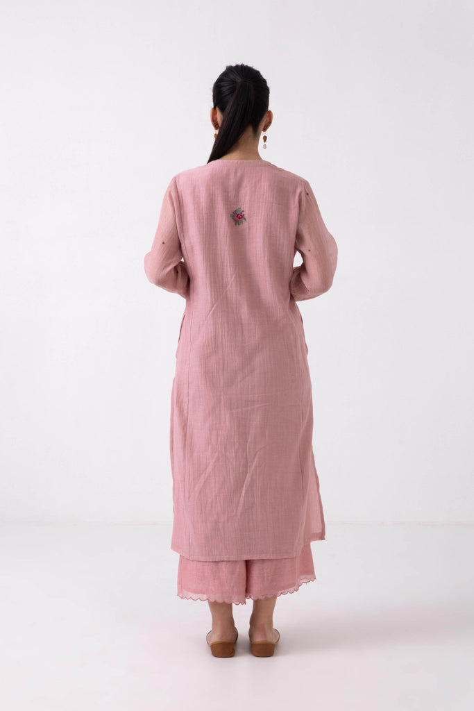 Ivy Kurta Set of 3 in Pink - Ciceronikurta set, Festive wearLabel Shreya Sharma