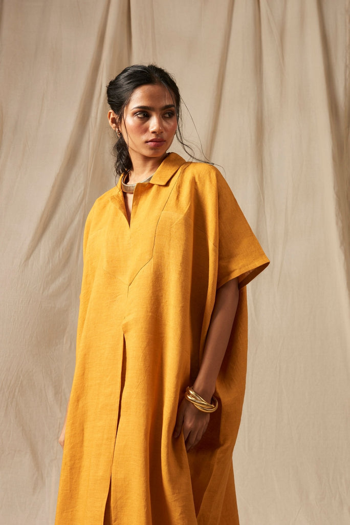 Jaisalmer Linen Kaftan Dress - CiceroniKaftan, DressSaphed
