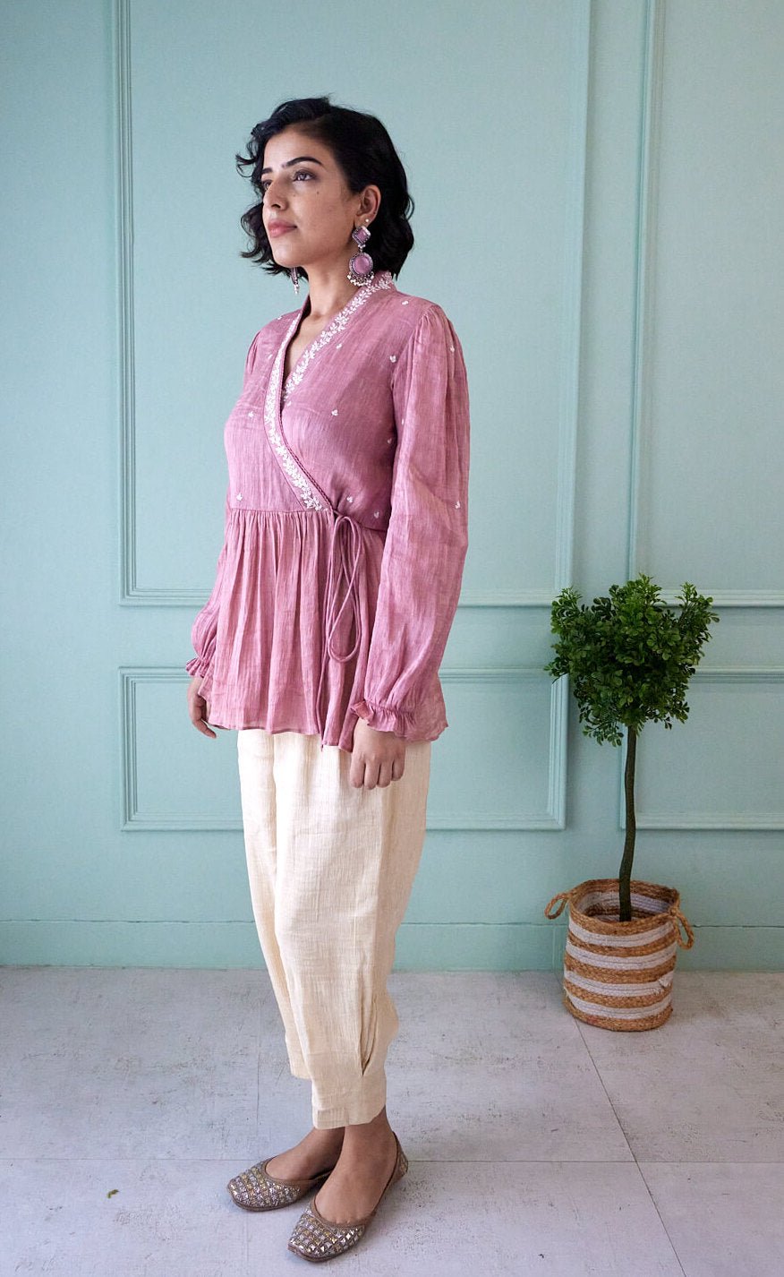 Jasmine Pleated Pants - CiceroniPantsAmbrosia