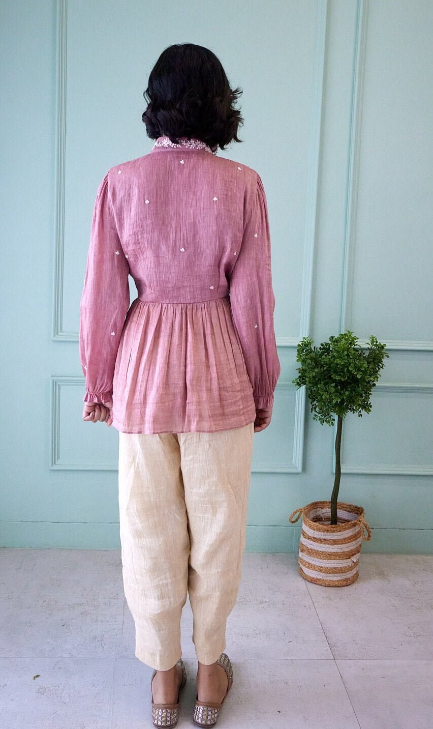Jasmine Pleated Pants - CiceroniPantsAmbrosia