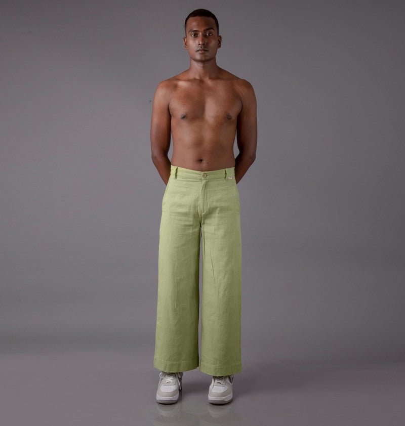 Jharkhand Handloom Textile Unisex Wide Leg Pant - CiceroniPantsJohargram