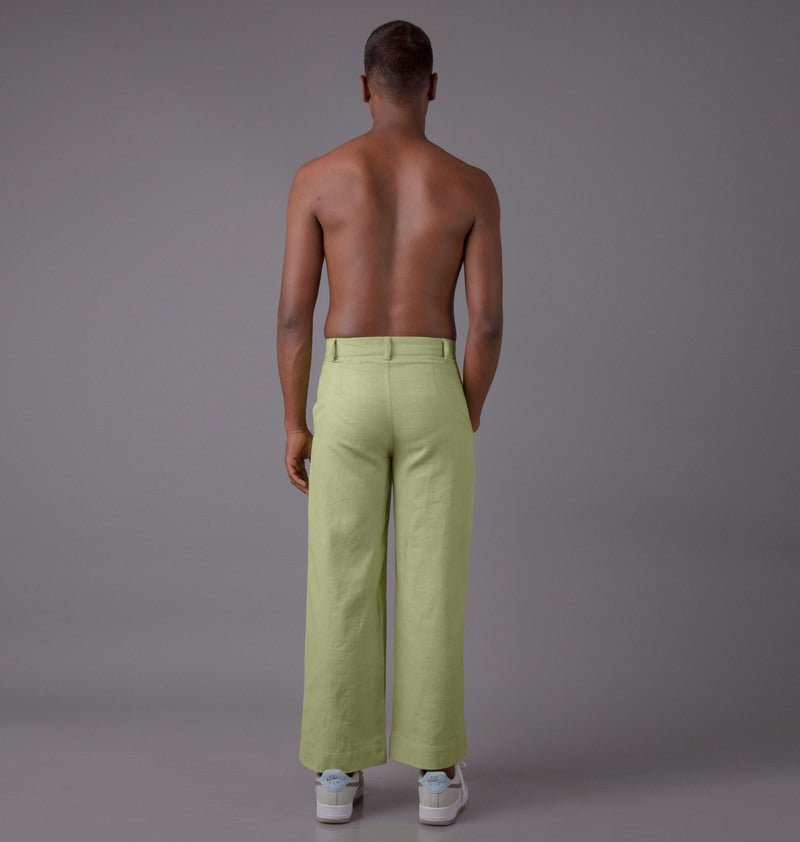 Jharkhand Handloom Textile Unisex Wide Leg Pant - CiceroniPantsJohargram