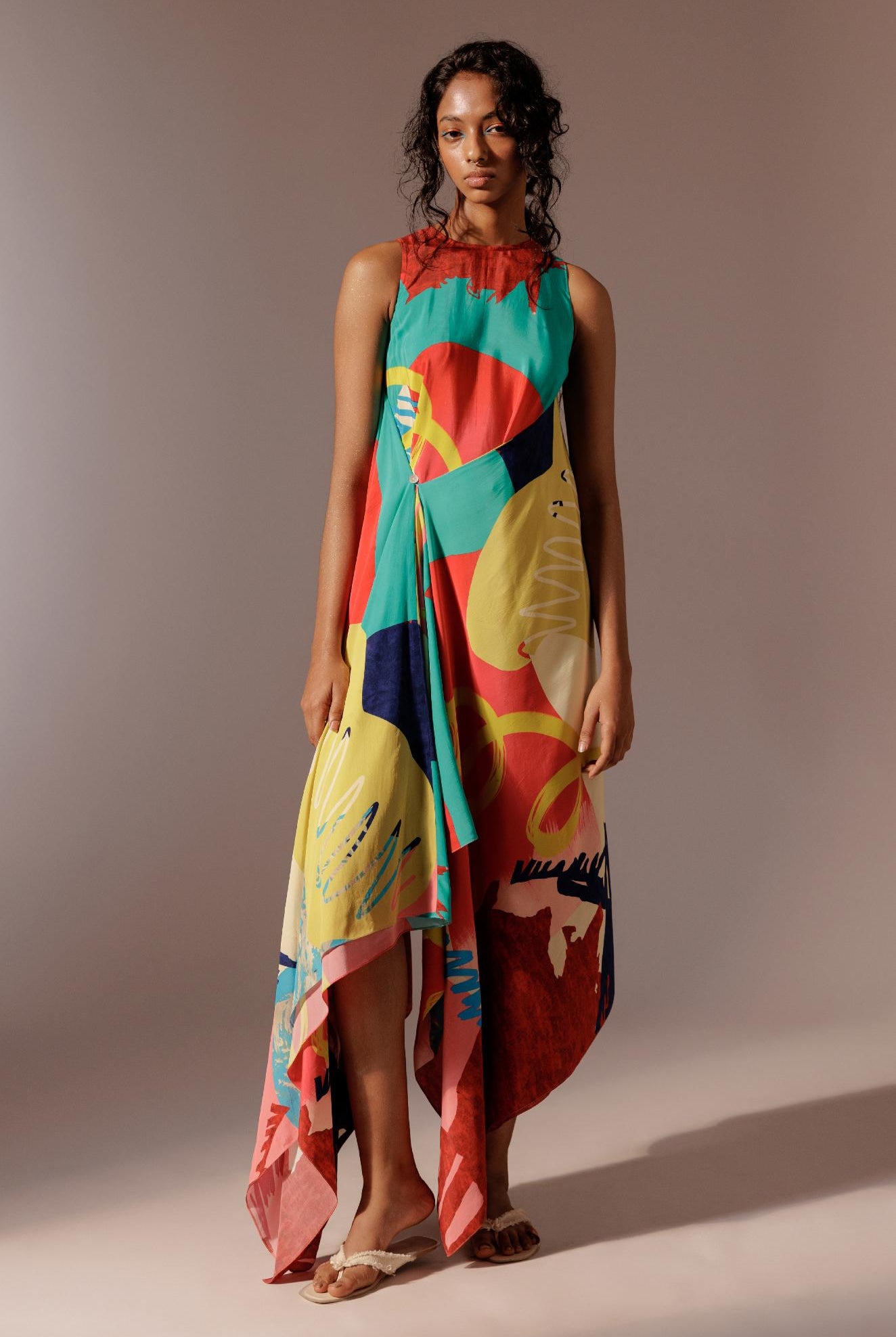Juno Asymmetrical Dress - CiceroniDressesAdvait