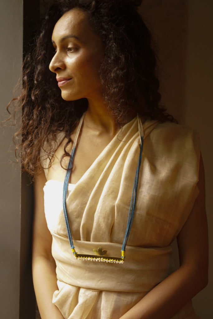 Kamal Patti Brass Necklace - CiceroniNeckpieceBy Nirjari