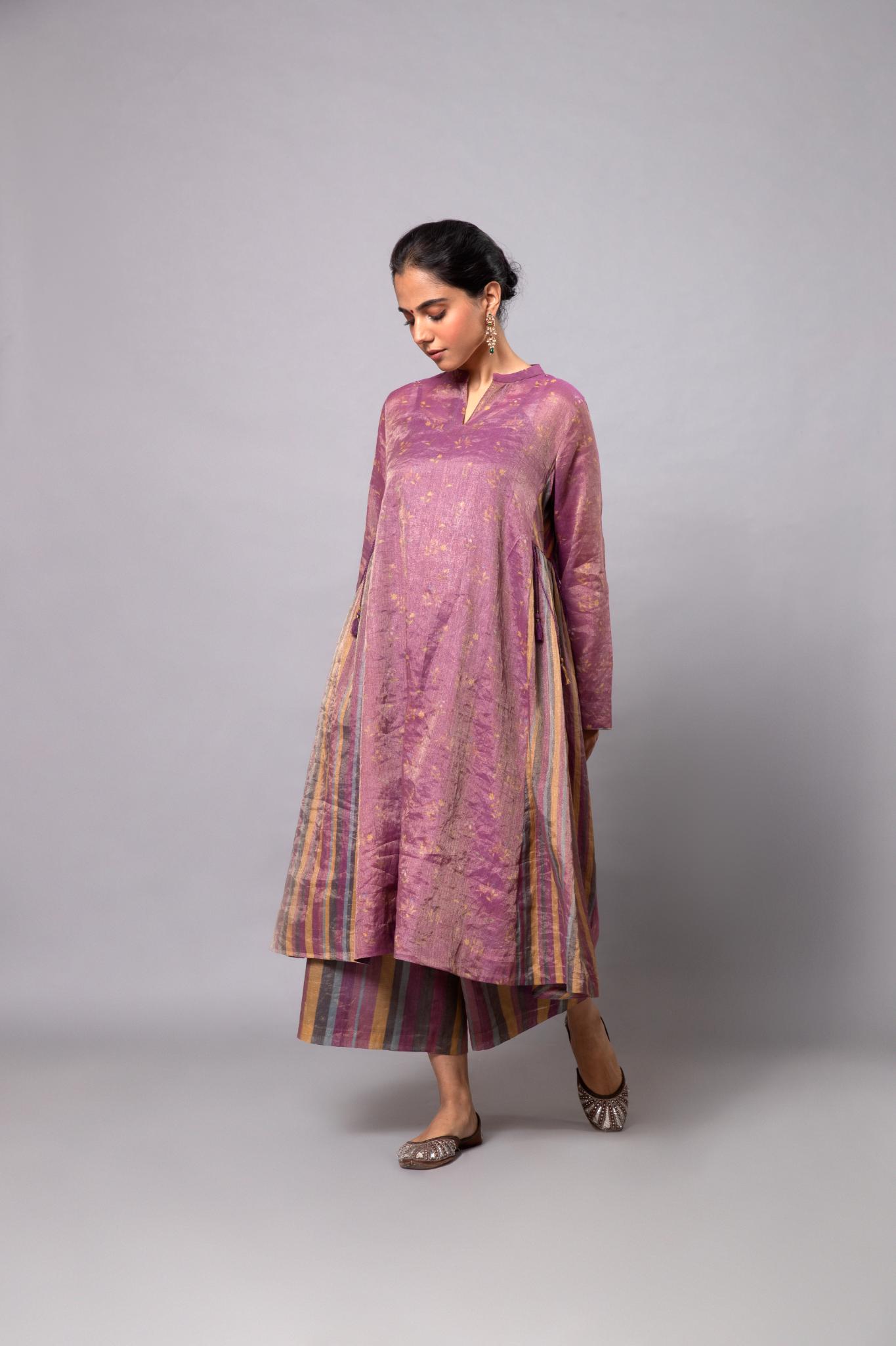 Kavya Kurta Set - Pink - CiceroniKurta Set, Festive wearLabel Shreya Sharma