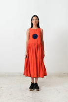 Khadi Crescent Moon Dress - CiceroniDressesRias Jaipur